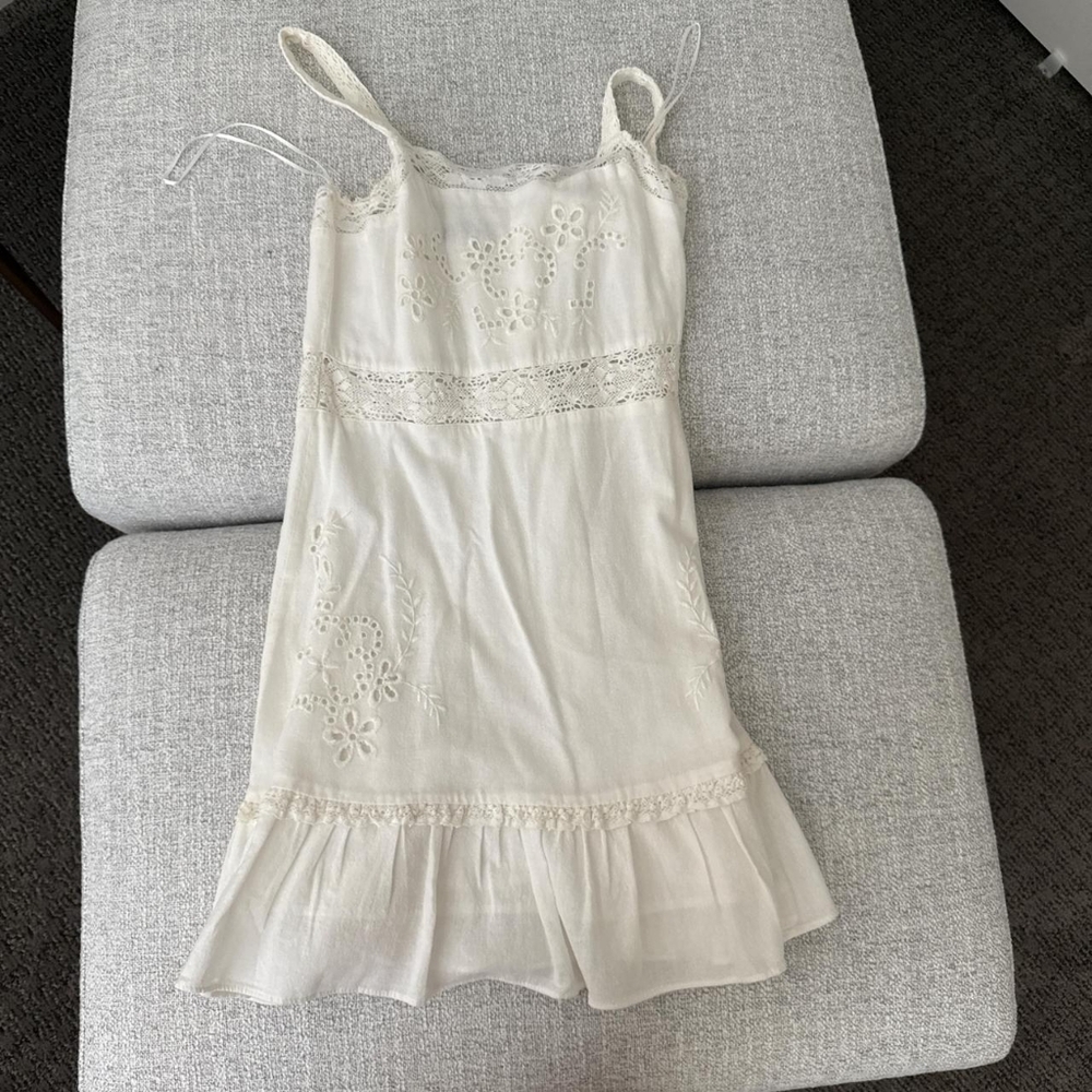 Zara Cream Mini Dress
